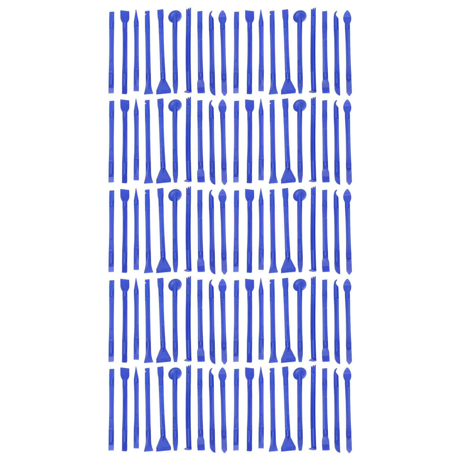 100 PCs Antistatic Spudger Plastic Opening Pry Toolset, Antistatic Spudger Mobile Handy Repair Tools Kit, mehrere Formen, für Laptop, Smartphone, Elektronikreparatur (Blue)