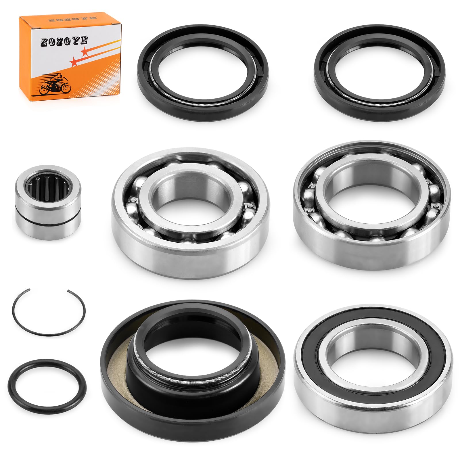 Rear Differential Bearing & Seal Kit for Honda Foreman 500 TRX500 FA FGA FPA FPE FPM FM FE TM 2005-2014