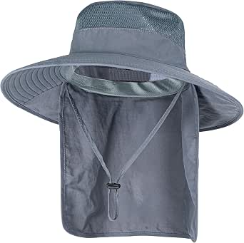 ZOORON Sun Hats for Men Women with Neck Flap Fishing UPF 50+ UV Protection