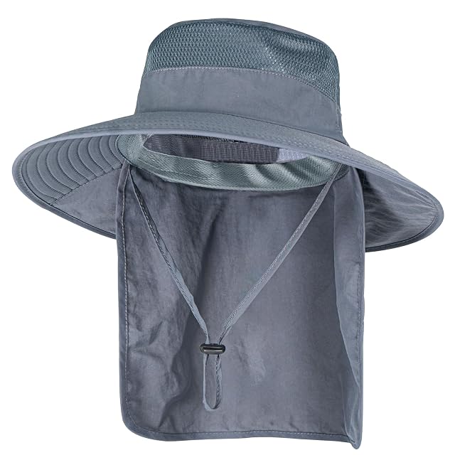 Sun Hats for Men Women Fishing Hat UPF 50 Breathable Wide Brim Bucket Hats Summer UV Protection Safari