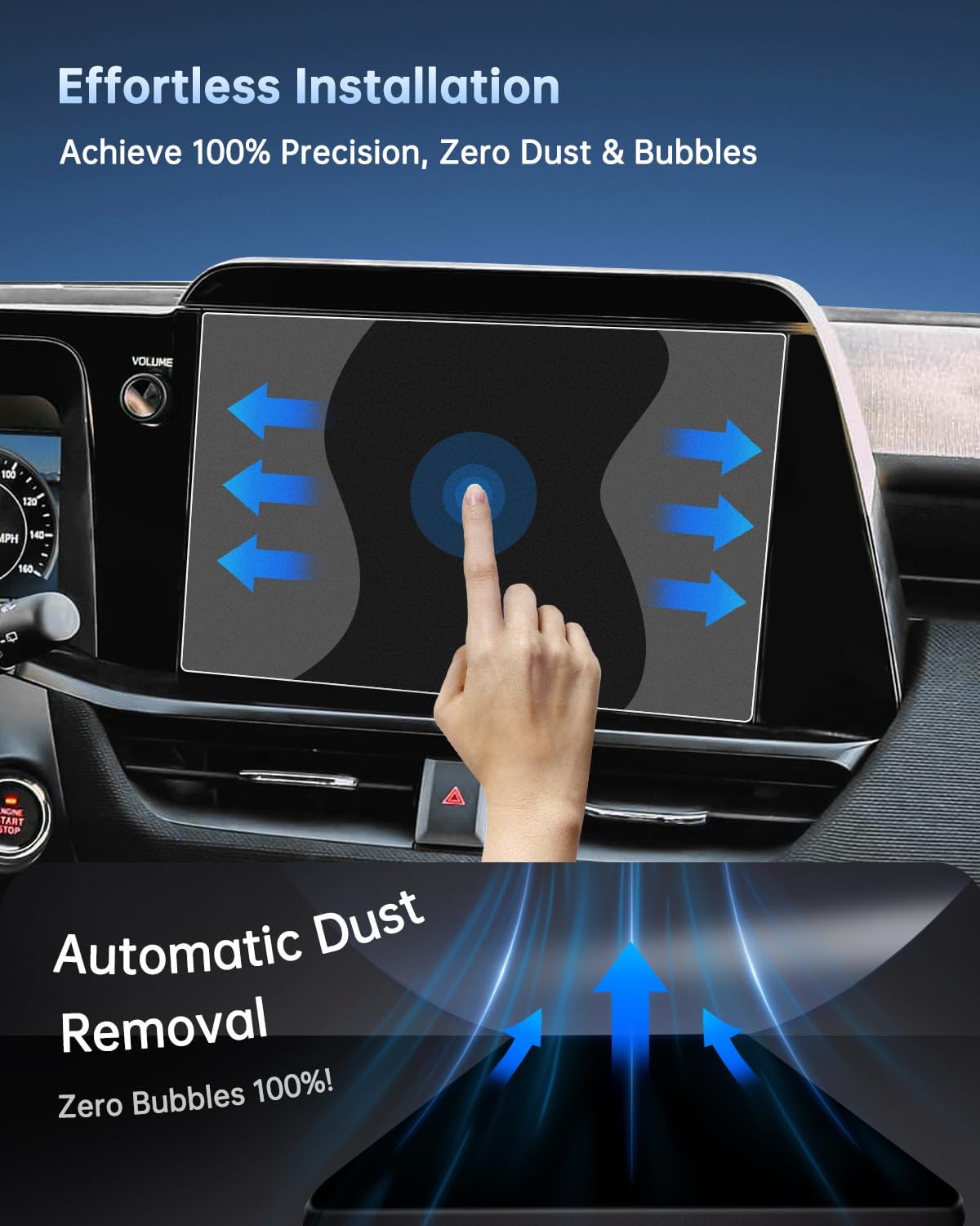 SHAOHAO 2Pcs Anti Glare Screen Protector for 2026 Subaru Outback Accessories (Premium/Limited/Touring/Wilderness/Limited XT/Touring XT) 12.1" Navi & 12.3" Dash 9H Hardness Matte Glass Anti Fingerprint