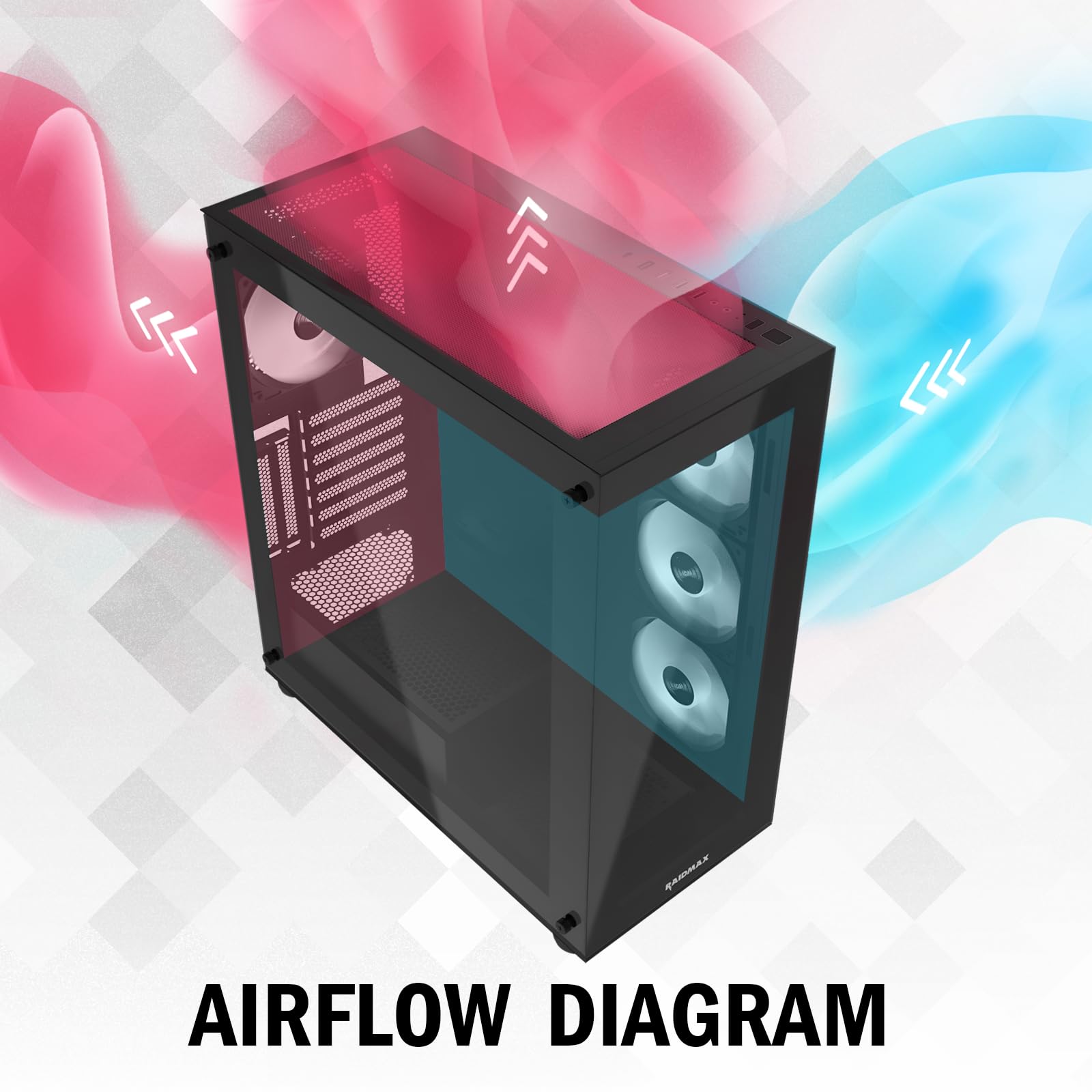 Amazon.com: Raidmax Infinita i811 Mid-Tower Computer Case, 4