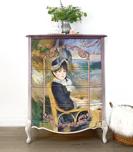 Miniatura 9 de Redesign with Prima Redesign Furniture Decor Moulds Lilian Scrolls5 x 0.346 in de grosor para tocador de funiture, chocolate, pastel, dulces,