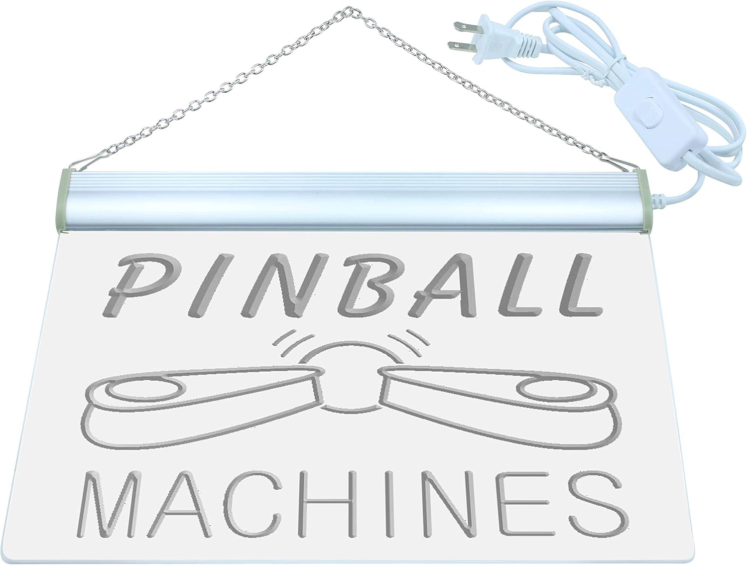 ADVPRO s079-r Pinball Machines Bar Beer Pub Neon Light Sign
