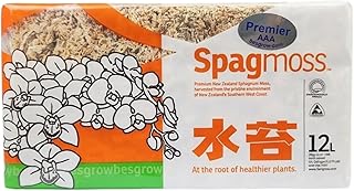 Premium New Zealand Sphagnum Moss, 150g (12L When Hydrated) Premier AAA Grade (150mm, 6" Strands) - Harvested in New Zealand's South Island, Dried and Long for Potted Plants, Orchids, Reptiles