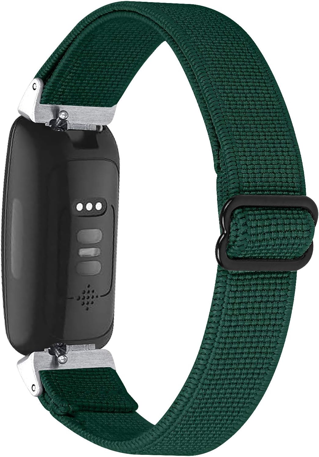 TRISTRAPS Compatible with Fitbit Inspire HR/Fitbit Inspire 2 Nylon Replacement Watch Straps Soft Elastic Breathable Sport Wristbands for Men/Women,Black/Leopard/Apricot etc