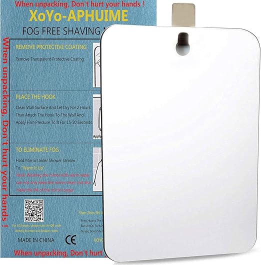 XoYoLarge Fogless Shower Mirror （11inX7.48in）, Includes 1