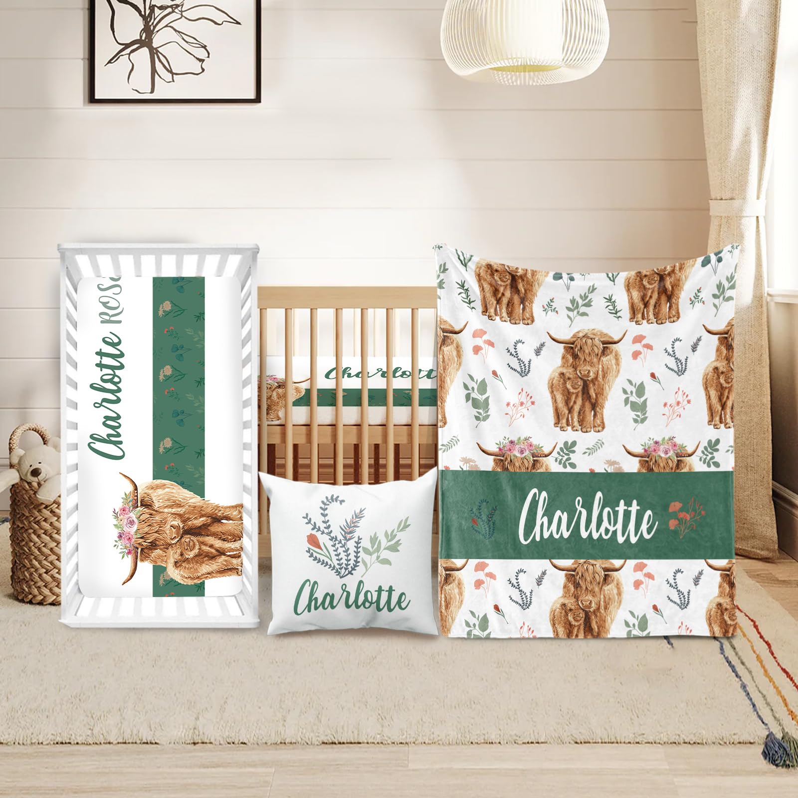 Crib Sheet Duckbe Custom Baby Crib Bedding Set Personalized Name