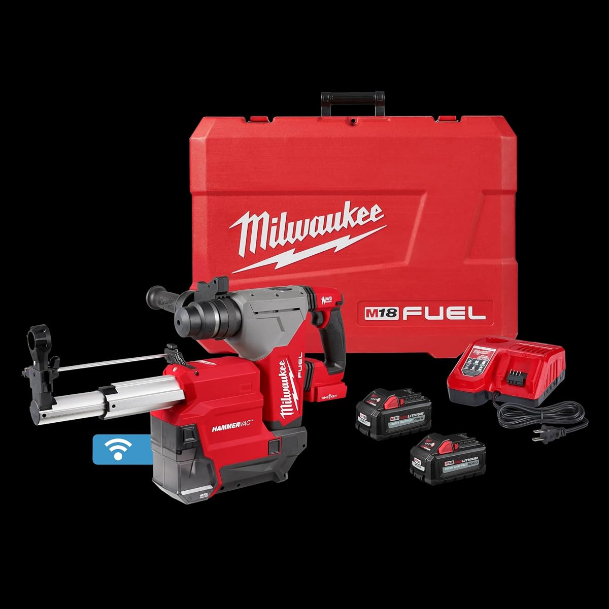 Milwaukee 2715-22 M18 Fuel 1-1/8" SDS Plus Rotary Hammer Kit
