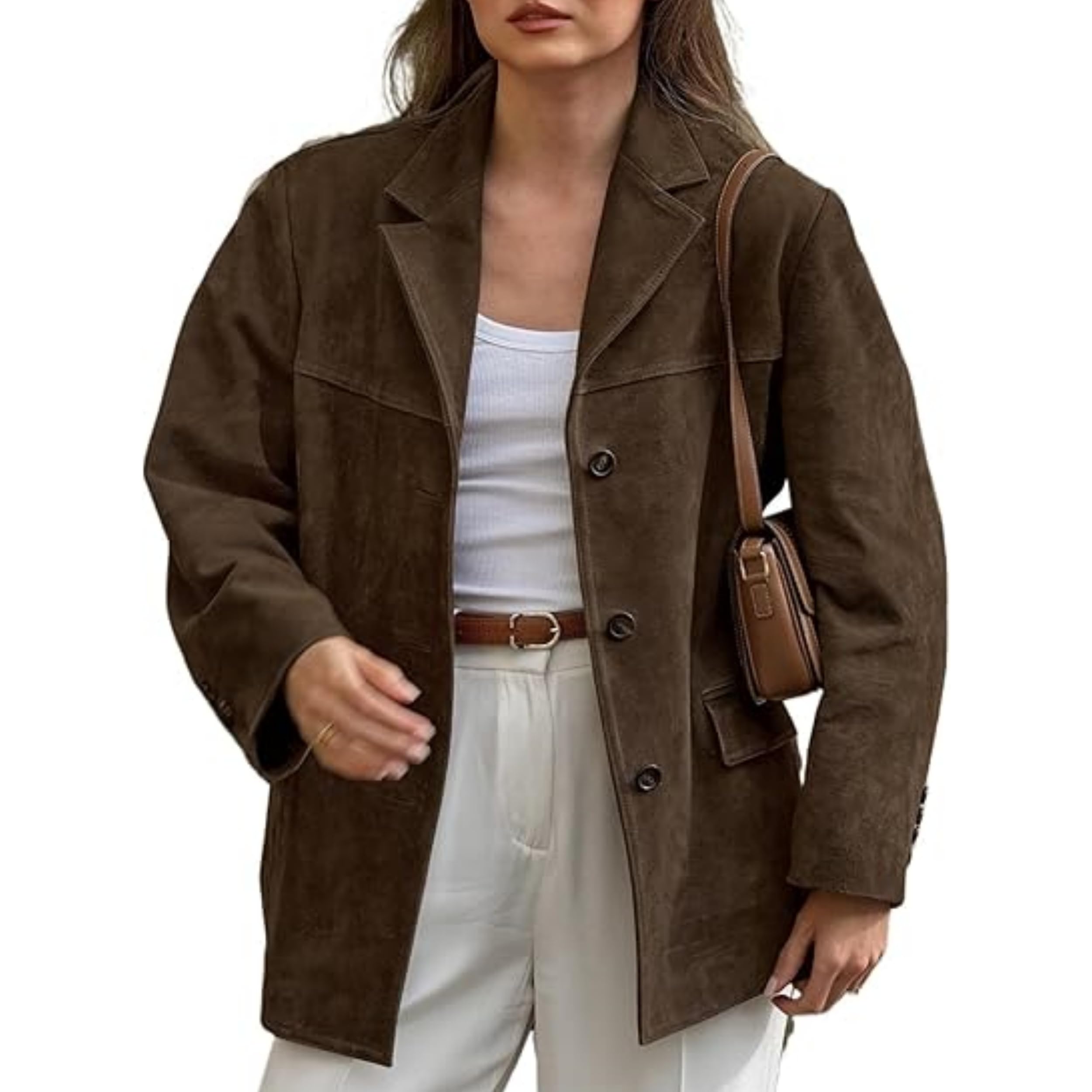 cozy brown jacket outer / 大人s（mom） cozy brown jacket outer / 大人s（mom） cozy brown jacket outer