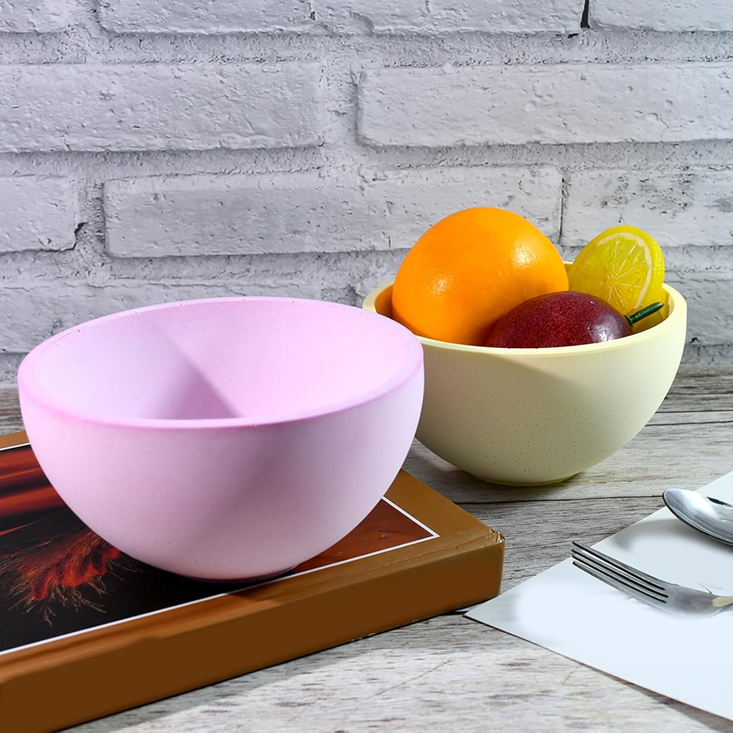 Silicone Mold for Making Fruit Storage Bowl Serving Dish Epoxy Resin Mould Versatile Home Decoration
