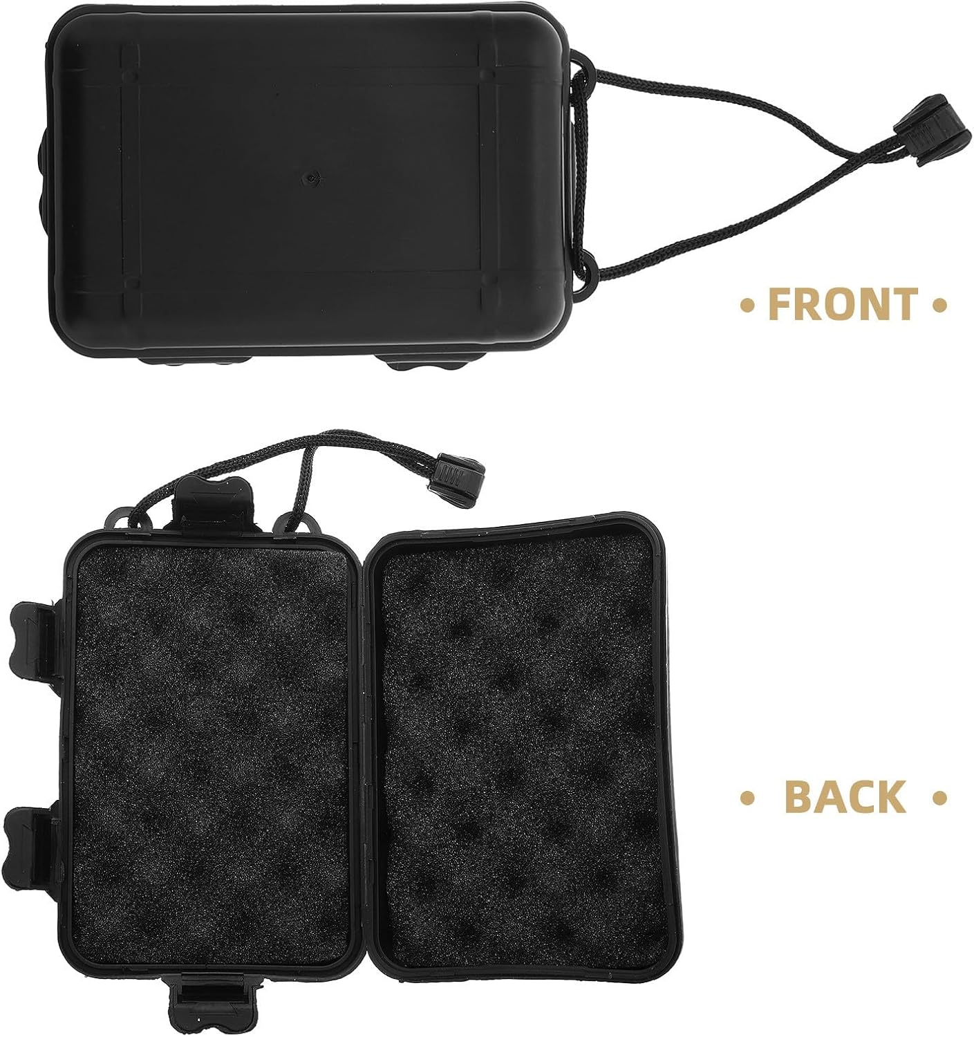TIDTALEO Arrowhead Case Multi-grid Small Storage Box with Protective Padding for Outdoor Sports Archery, Holds Multiple Arrowheads, Sleek Pe Material Arrow Storage Organizer