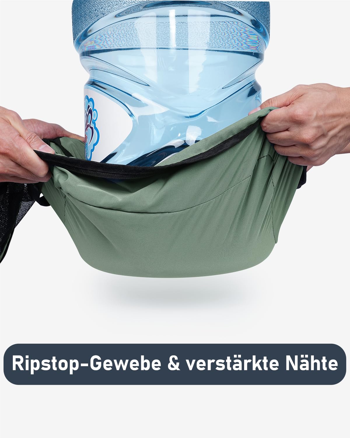 ECOHUB Packwürfel für Koffer, 7 Stück, Reise-Organizer, Packtaschen, recyceltes PET, umweltfreundlich, Reisezubehör, Schuhtaschen für Reisen, Aufbewahrungstasche, Gepäck-Organizer, Reisetasche(Grün)