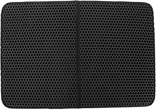 Homesen Tapete de areia para animais de estimação EVA à prova d'água lavável tapete coletor de areia para gatos Tapete de areia dobrável para gatos tapetes de camada dupla