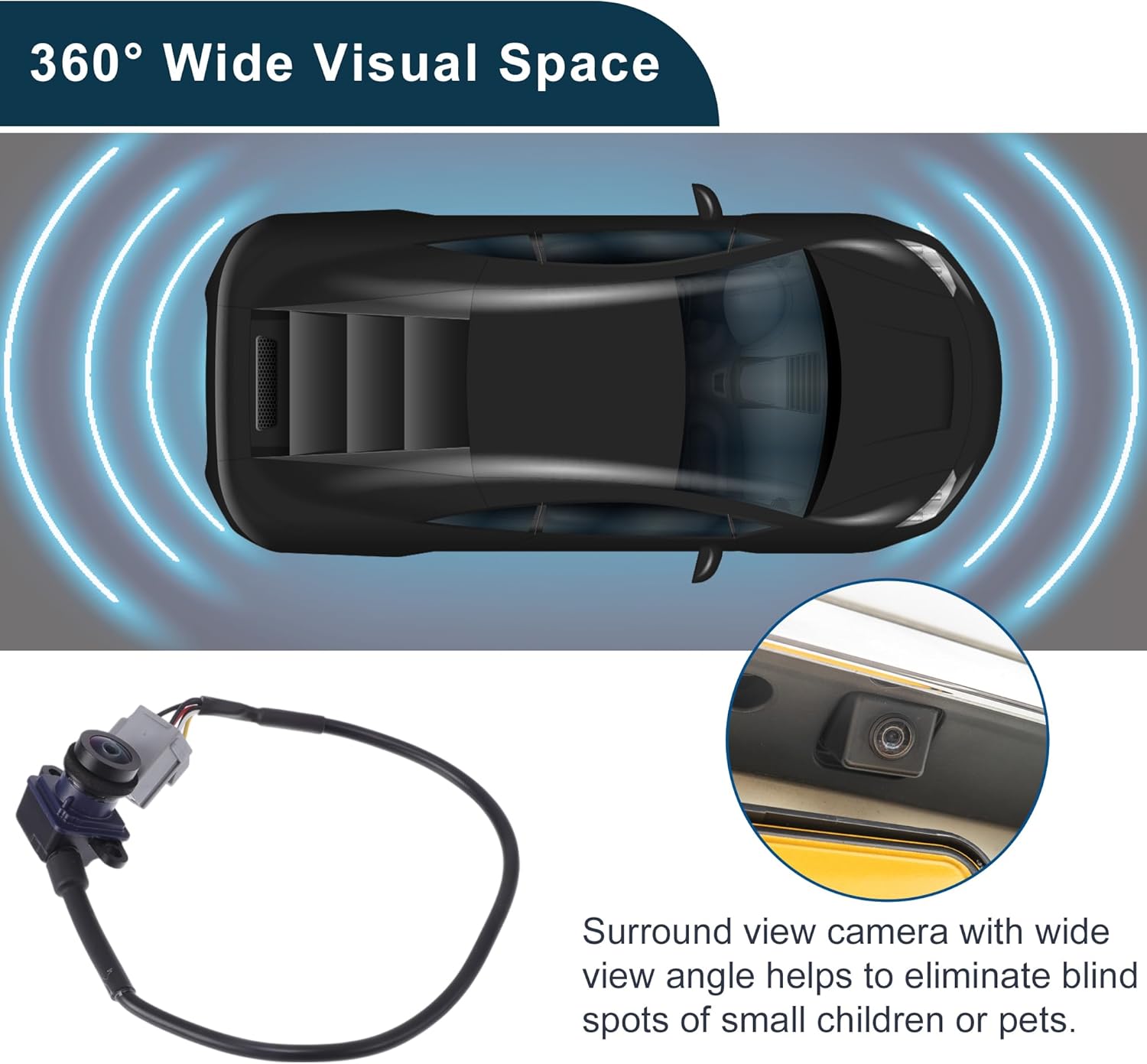 Car Park Assist Camera Rear View Backup Reverse Camera for Dodge Dart 2013-2016 No.56038990AA/56038990AB/56038990AC