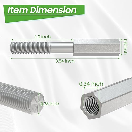 Miniatura 5 de 10L0L Varilla de extensión del amortiguador de choque para carritos de golf EZGO Club Car con kit de elevación u otras modificaciones para elevar el