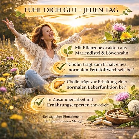 milk thistle artichoke dandelion liver complex with turmeric gentian & choline - 120 capsules - high dose with 80% silymarin & 5% cynarine - no additives - vegan - bitter substances