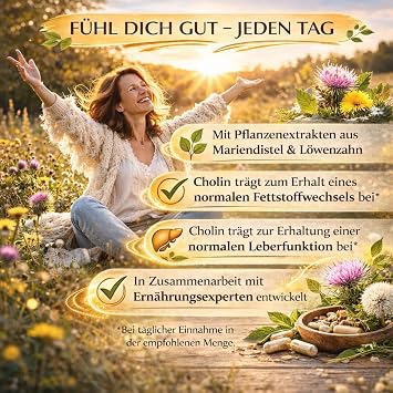 milk thistle artichoke dandelion liver complex with turmeric gentian & choline - 120 capsules - high dose with 80% silymarin & 5% cynarine - no additives - vegan - bitter substances