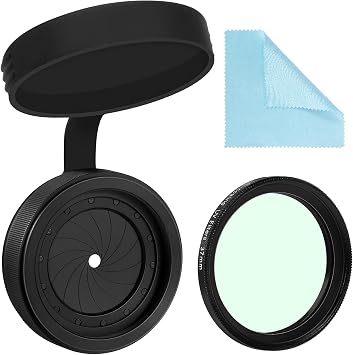 Adjustable Iris Aperture Diaphragm Filter Pack M30 to M37 Iris Aperture Diaphragm Adapter Optical Diaphragm 1.5-26mm Lens Module Adapter Ring PVS-14 PVS 14 Adjustable Iris PVS14