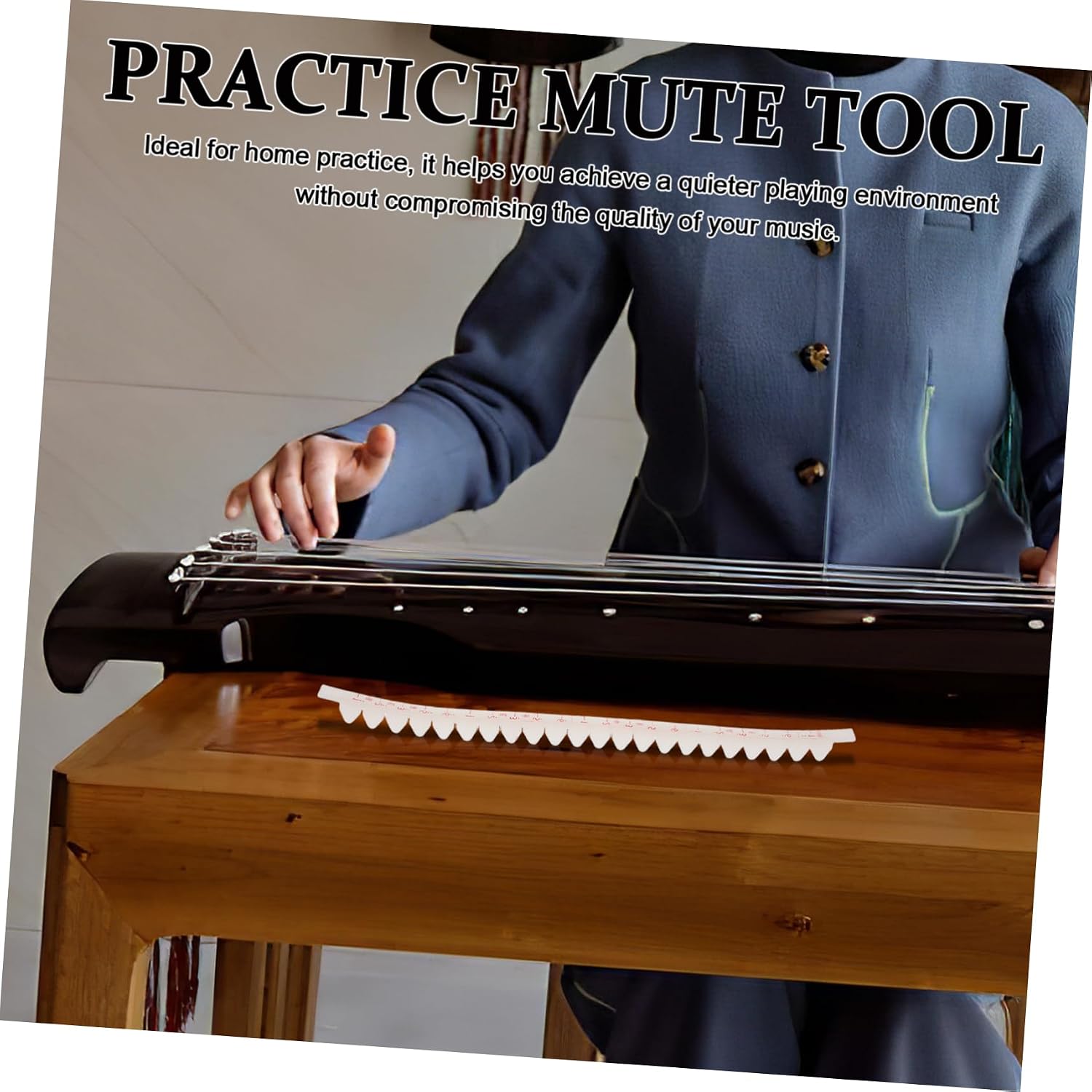 Mute Strip Sponge Practice Tool Guzheng for Beginners and Enthusiasts image 5