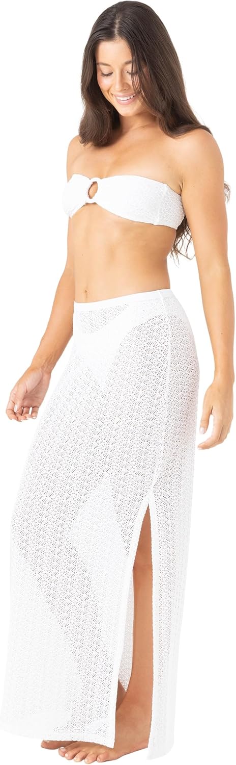 Roxy Crochet Pull On Long Skirt