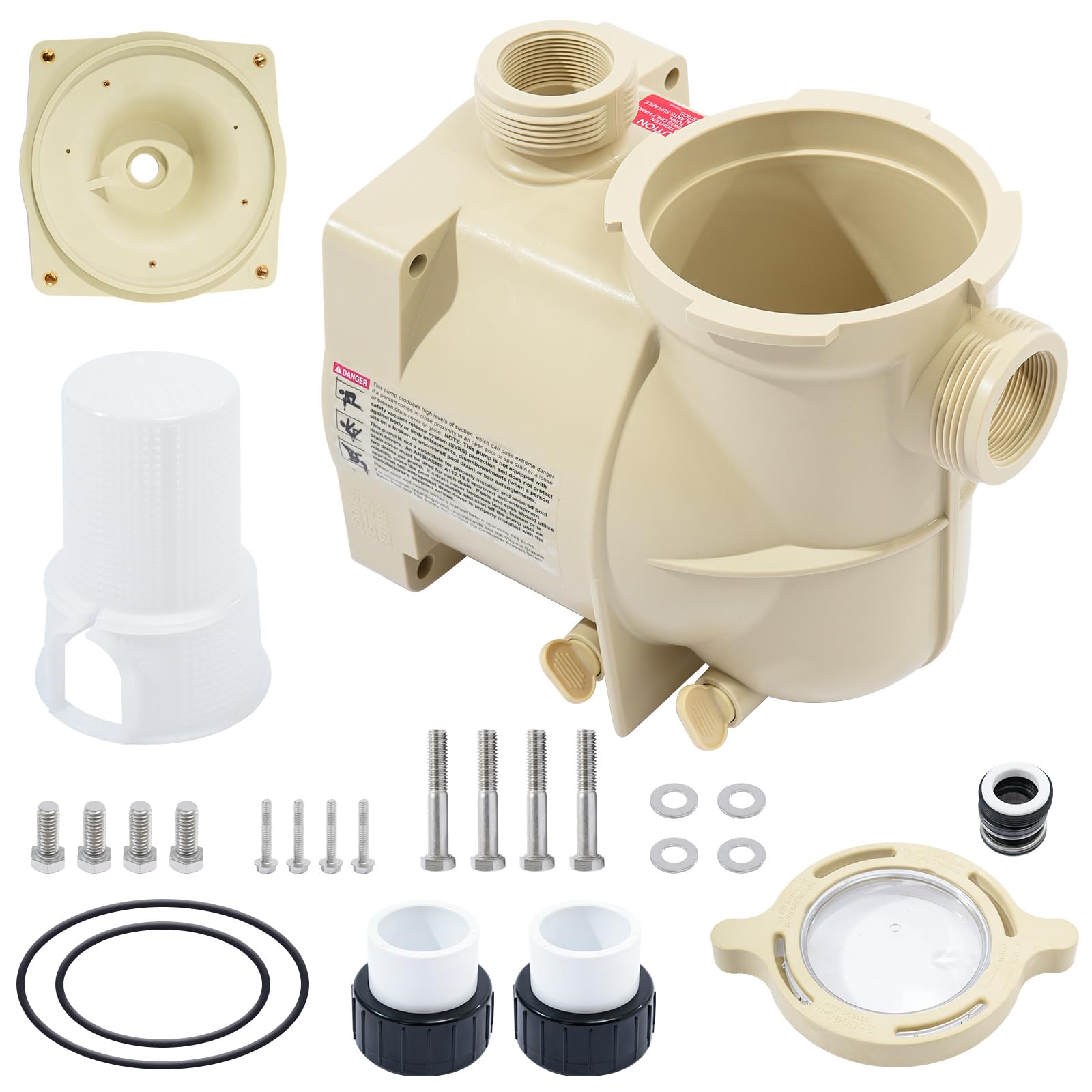 Photo 1 of 350089 Volute Housing Kit Replacement for Pentair SuperFlo Pool Pump