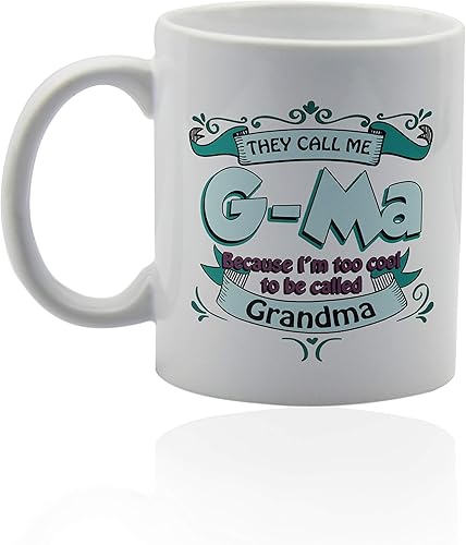 Miniatura 4 de Taza G-MA 11 oz. taza de cerámica blanca. Taza de café Gma.