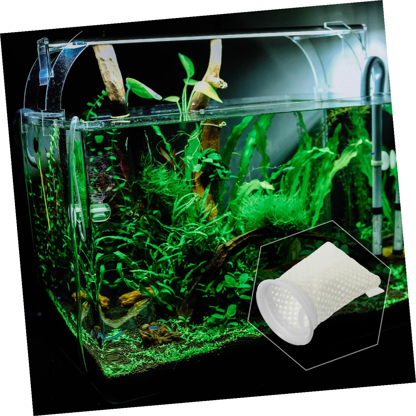 UPKOCH 11piezas Calcetines Filtro para Pecera Filtro De Panal Lavable para Acuario De Diseño De Panal Accesorio De Suministros para Pecera