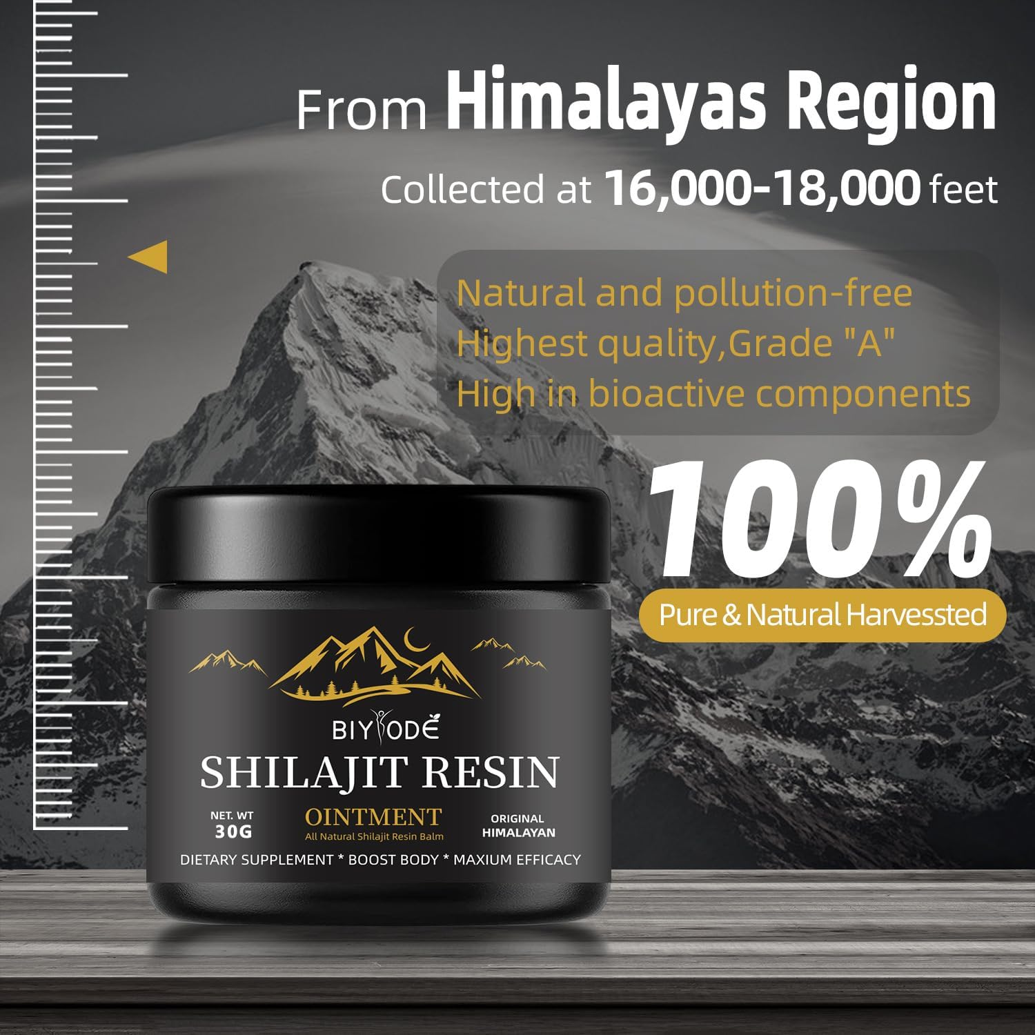 Shilajit Pure Himalayan Shilajit Resin - Natural Organic Shilajit Gold ...