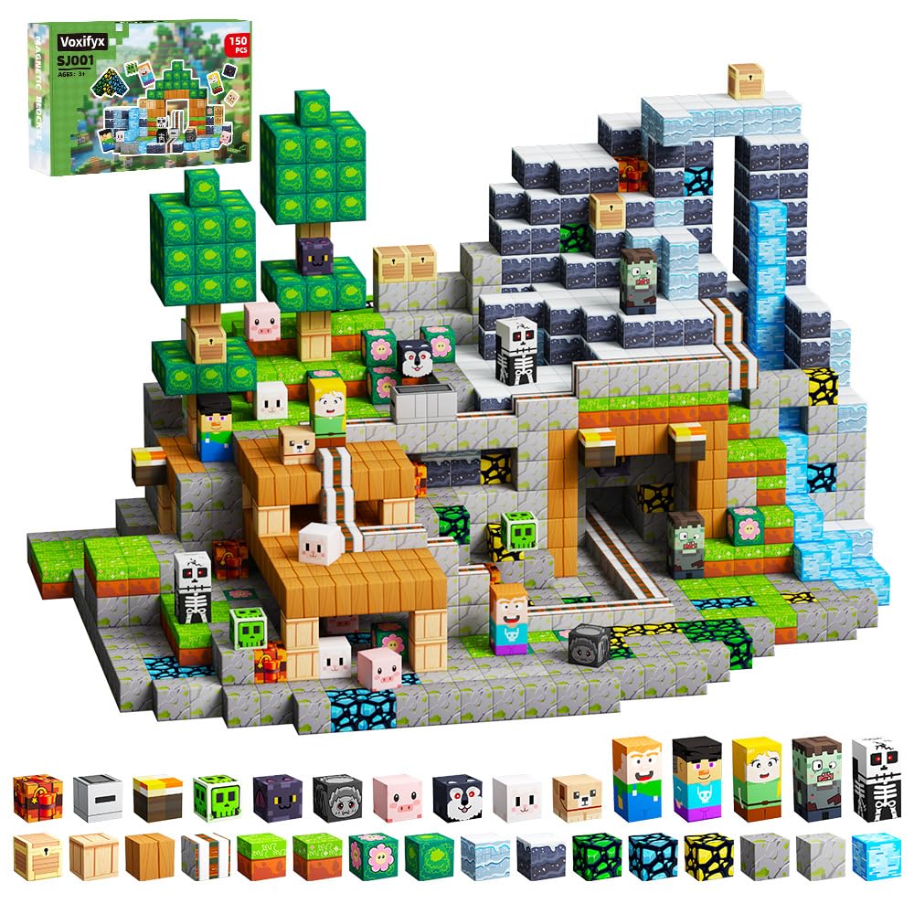 Amazon.com: Voxifyx 150PCS Magnetic Building Blocks Set Toys, Kids