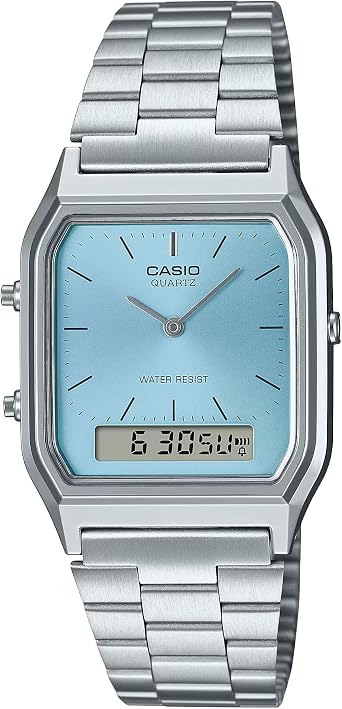 Casio AQ-230A-2A1MQYDF Wristwatch, Grey, Standard