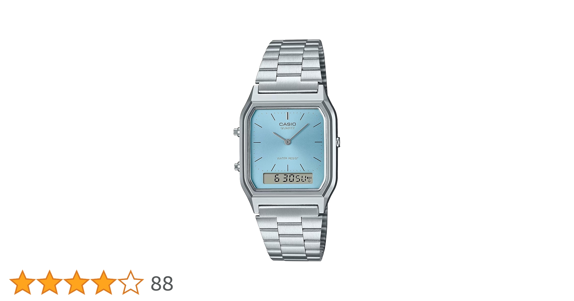 CASIO AQ-230A-2A1 アナデジ　海外モデル　アイスブルー カシオ Amazon.co.jp: カシオ AQ-230A-2A1 ブルー アナデジウォッチ