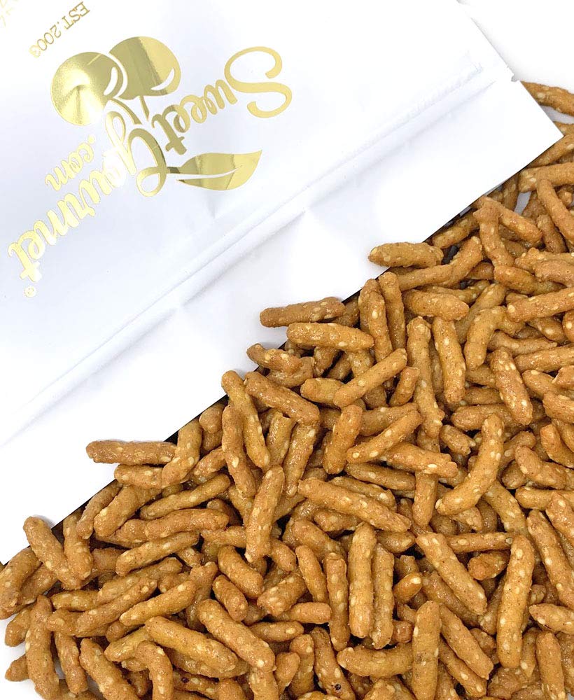 SweetGourmet Honey Roasted Sesame Sticks, Crunchy Heart-Healthy Snack, 3 Pound Bulk Bag, Kosher, No Preservatives