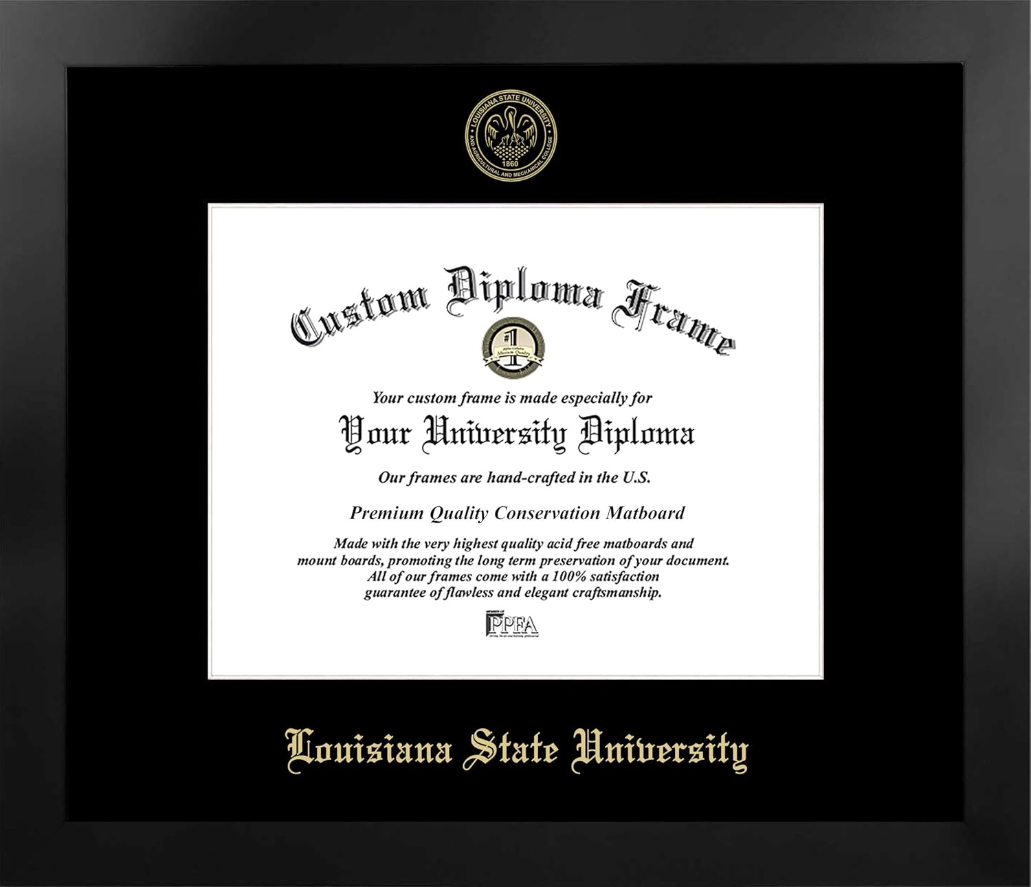 Campus Images NCAA LSU Tigers Unisex Manhattan Black, Black, One Size