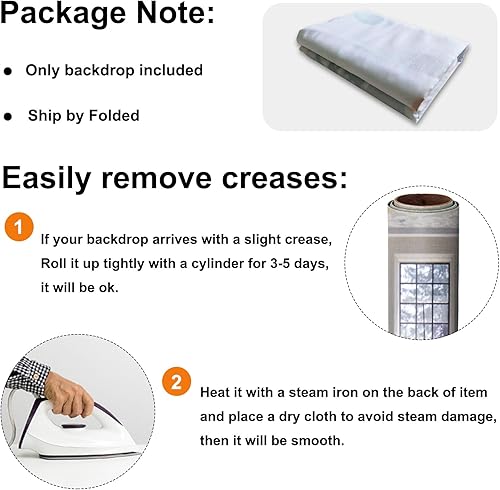 Miniatura 6 de Yongfoto Chimenea de Navidad de 5 x 3 pies Decoración del hogar Fondo Nochebuena Fotografía de Año Nuevo Cumpleaños Recién Nacido Baby Shower