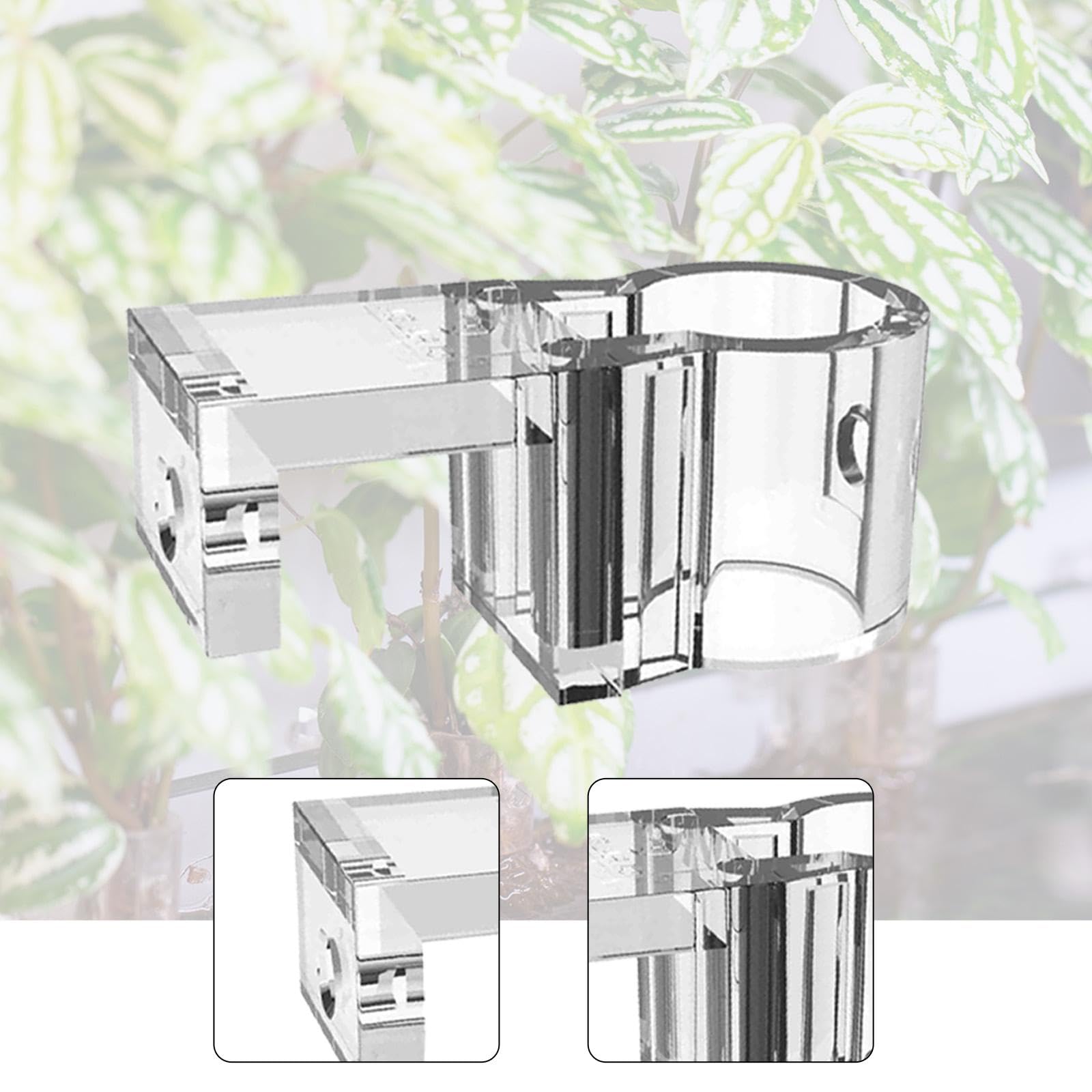 2X Set Aquarienpflanzenhalter, Hängende Pflanzentöpfe
