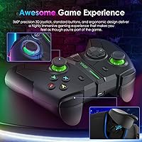 Vista 7 de Xbox Wireless Controller, Game Controller Compatible with Xbox ONEONE XS, Xbox Series XS, PS3, PC, Windows 781011, Gamepad Built-in Dual Vibration