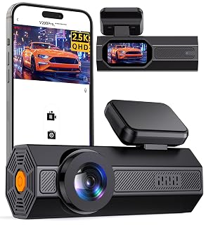 2.5K Car Dash Cam, VEEMENT Dash Camera for Cars, 1440P Car Dash Camera with APP, WiFi Dash Cams with WDR Night Vision, 24/7 Parking Monitor Dashcam, 160°Wide, G-Sensor, Mini Dash Cam - Amazon product rated Grade B