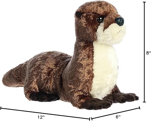 Miniatura 6 de Aurora Adorable Flopsie - Animal de peluche con diseño de nutria de río, facilidad para jugar, compañeros intemporales, color marrón, 12pulgadas
