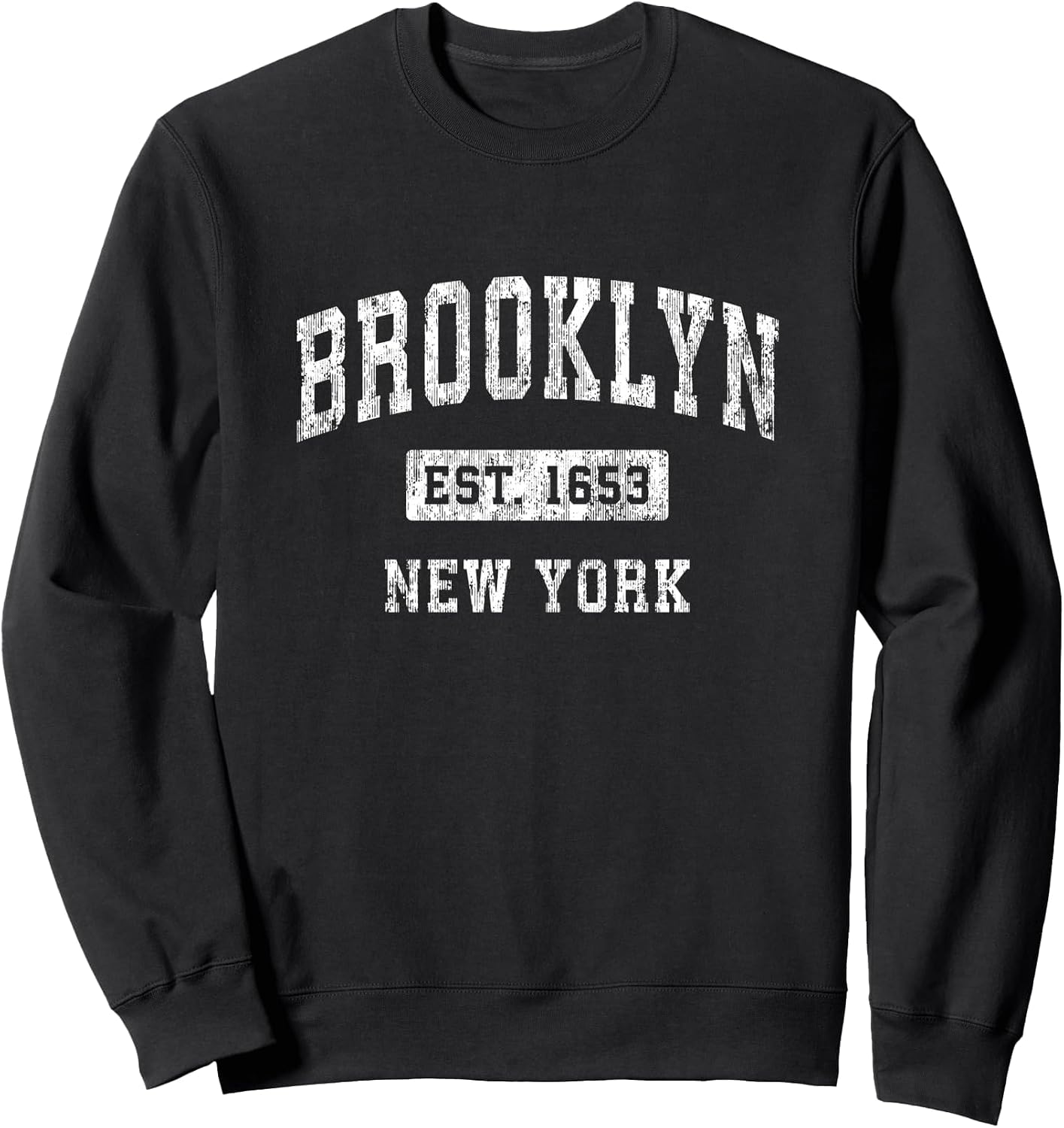 Brooklyn New York NY Vintage Established Sports Design Sweatshirt