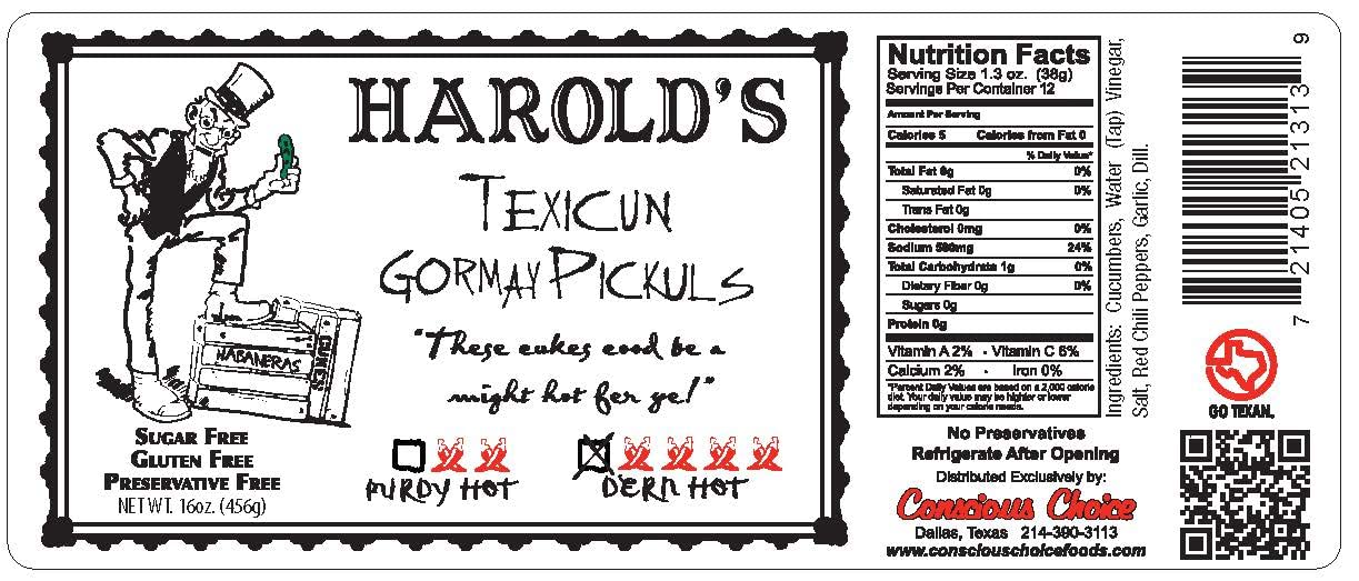 6 Pack Spicy Pickle Sampler Conscious Choice Foods
