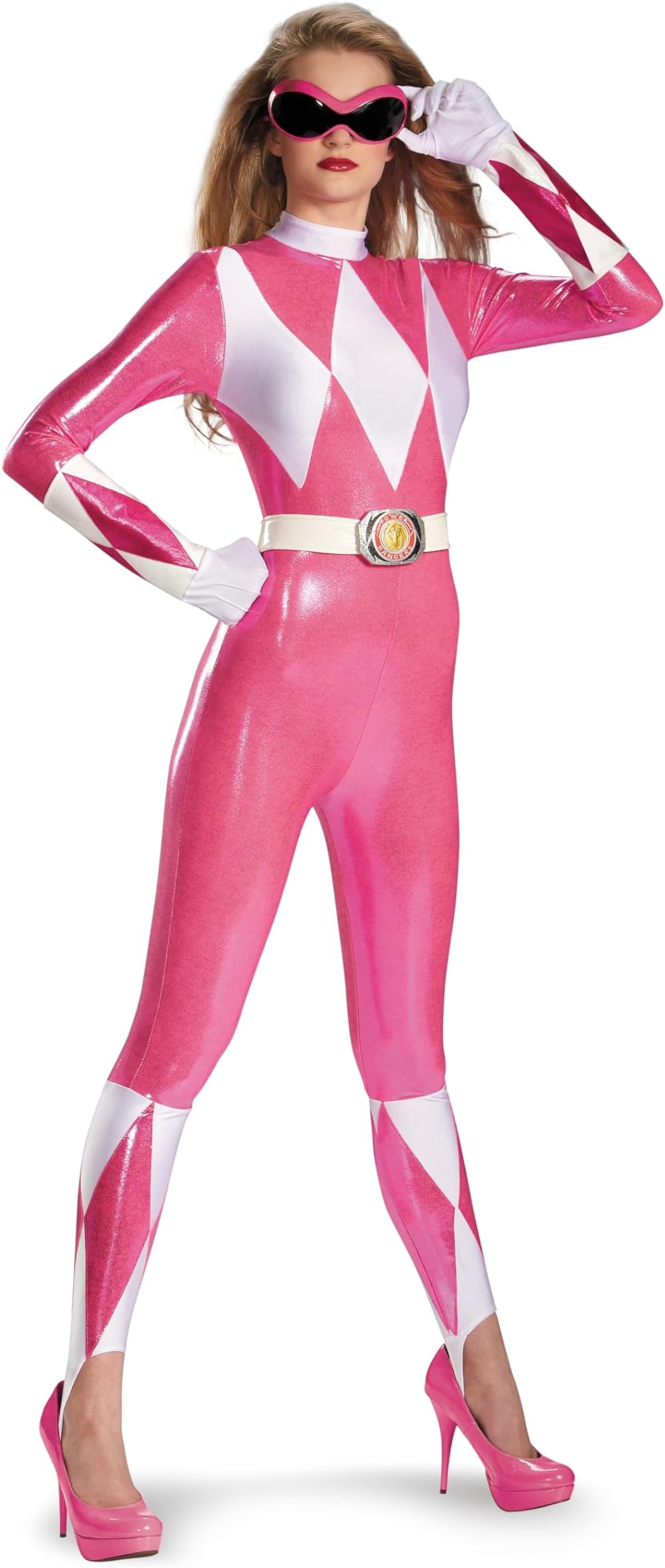 Disguise womens Pink Ranger Adult Costume Adult Sized Costumes (pack of 1)