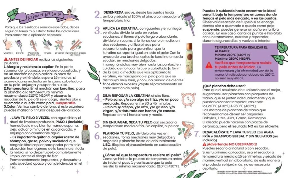 Miniatura 7 de RITUAL BOTANICO Keratina Organica Colombiana 120 ML. Keratina RITUAL BOTANICO Keratina para Alisar el pelo con 12 Aceites Natuales y Aminoácidos.