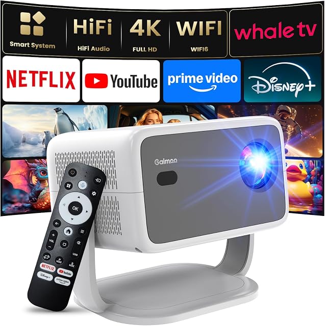 Proyector 4K con Enfoque Automático