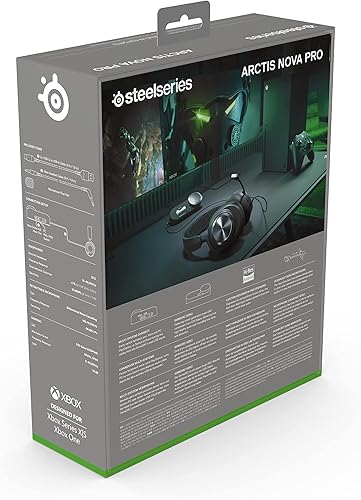 Vista 12 de SteelSeries Arctis Nova Pro - Auriculares para juegos multisistema Xbox - Controladores de alta fidelidad premium - Audio de alta resolución - 360