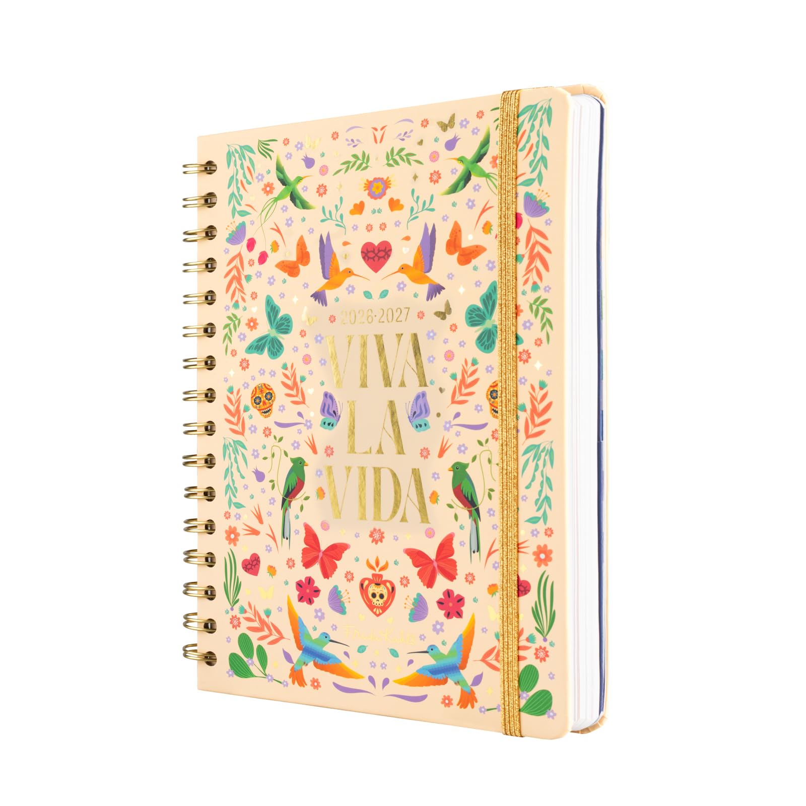 Grupo Erik A5 Academic Diary 2026-2027 Week to View - Frida Kahlo Gifts | Back to School Planner 2026-2027, Mid Year Diary 2026 2027, A5 Weekly Planner | Frida Kahlo Art Gifts