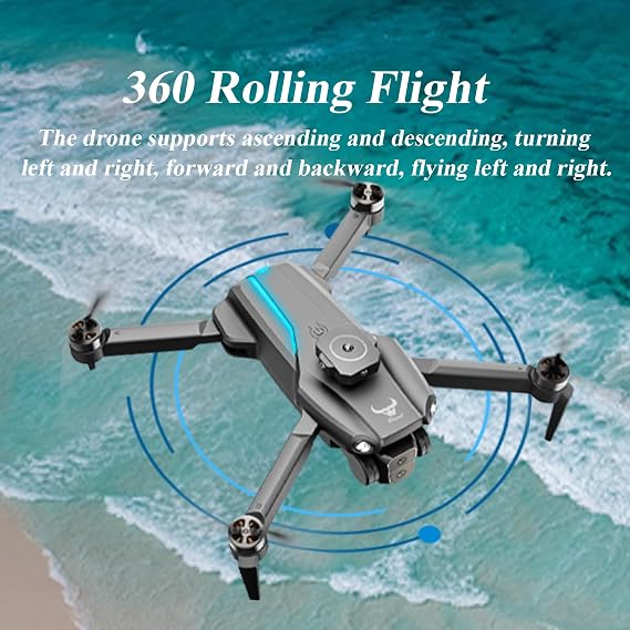 Foldable Drone 1080P Dual Camera Brushless Motor for Adults Beginners