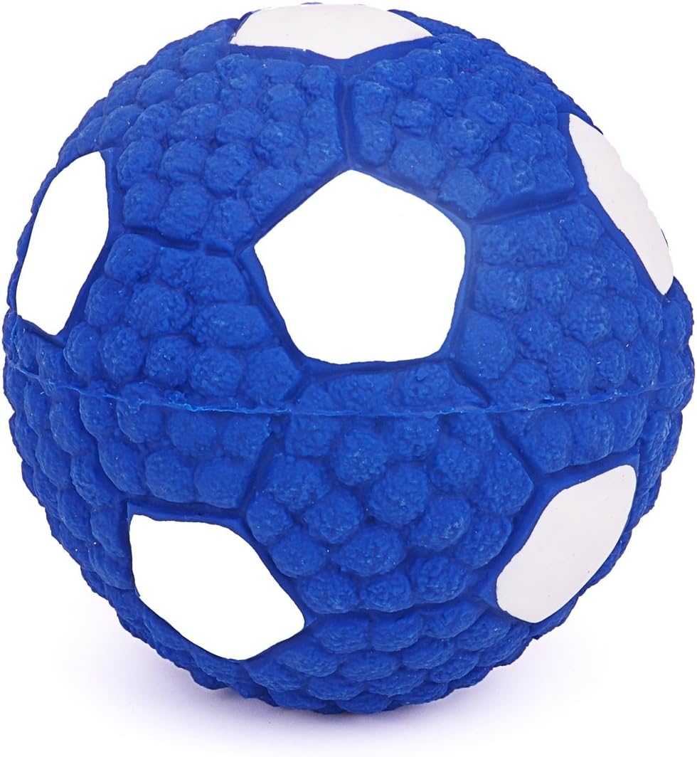 EETOYS Squeaky Toy, Soft Latex Dog Toy, Floating Ball for