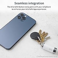 Vista 6 de Arlo Safe Family Bundle - 1-Year Safe App Family Plan & 2 Button Accessories - Safety Keychain for Women, Elderly Assistance, College Essentials