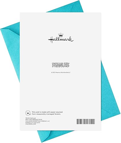 Miniatura 6 de Hallmark Tarjeta de cacahuetes para abuelos (Snoopy y Woodstock) para el día del abuelo, aniversario, solo porque y más